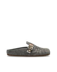 Burberry Gray 'Urchin' Slides for men