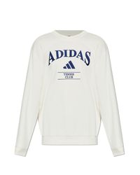 Adidas Originals White Sweatshirt With Logo for men
