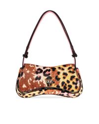 DIESEL Brown Shoulder Bag Play Clutch