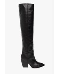 AllSaints Black 'reina' Heeled Boots