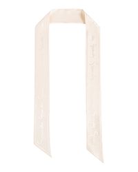 Givenchy White Silk Scarf