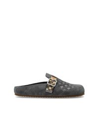 Burberry Gray 'Urchin' Slides for men