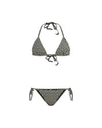 Balmain White Two-Piece Swimsuit