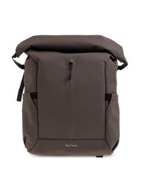 Paul Smith Black Backpack With Logo for men