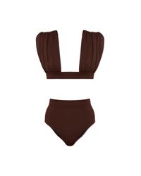 Maiya Paris Brown "Monceau" Two-Piece Swimsuit