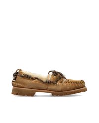 Golden Goose Deluxe Brand Brown "Cruise Tank Sole With Fur Lining" Shoes