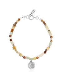 Isabel Marant White Beaded Bracelet for men