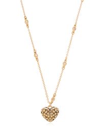 COACH Metallic Necklace With Pendant