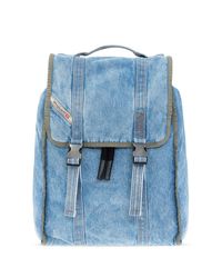 DIESEL Blue 'jacob' Backpack for men