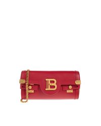 Balmain Red Shoulder Bag 'B-Buzz 23'
