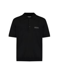Givenchy Black Polo With Logo for men