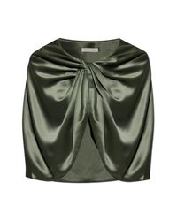 By Malene Birger Green Cape 'Pinlos'