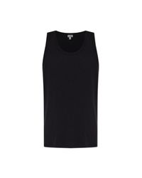MM6 by Maison Margiela Black Sleeveless Underwear T-Shirt for men
