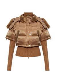 KNWLS Brown Short Padded Jacket 'Mabel'