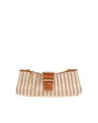 Rodo Natural Clutch Bag With Logo