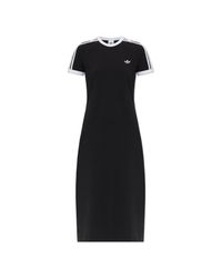 Adidas Originals Black Dress With Logo