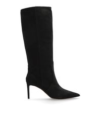 IRO Black Suede Heeled Boots "Davyn"