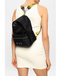 off white black mini backpack