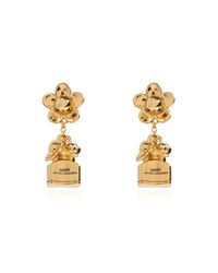 Marc Jacobs Metallic Brass Earrings