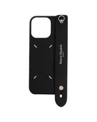 Maison Margiela Black Case For Iphone 16 Pro Max