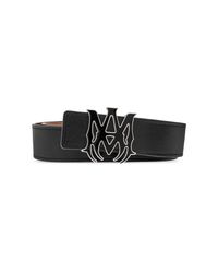 Amiri Black Leather Belt for men