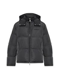 Off-White c/o Virgil Abloh Black Puffer Jacket With Logo for men