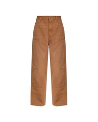 Carhartt Brown 'Brandon Double Knee' Jeans