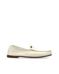 Versace White "Guanto" Loafers Shoes