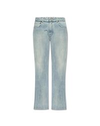 Balenciaga Blue Low-Rise Jeans