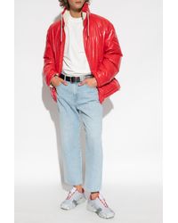 DIESEL Red 'w-jupiter' Reversible Jacket