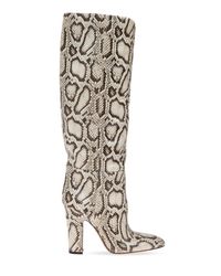 Paris Texas White Heeled Boots "Lavinia"