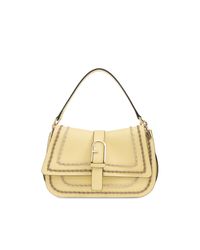Furla Metallic Shoulder Bag Flow Medium