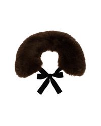 Baum und Pferdgarten Black "Lovina" Faux Fur Collar