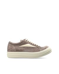 Rick Owens Brown Leather Shoes 'Vintage Sneaks'