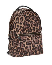 michael kors backpack leopard