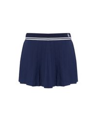 Sporty & Rich Blue Pleated Skirt
