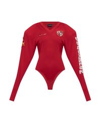 DSquared² Red Top With Shoulder Pads