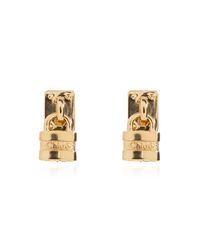 Chloé Metallic Brass Earrings