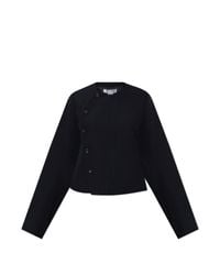 CDG by Comme des Garcons Black Wool Jacket,