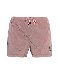 Stone Island Pink Swim Shorts for men