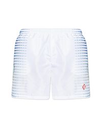 Casablanca White Swim Shorts With Logo for men