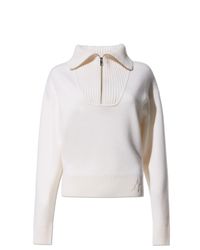 Perfect Moment Natural Sweater With A Wide Collar
