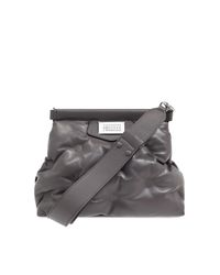 Maison Margiela Gray 'Glam Slam Small' Shoulder Bag