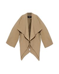 Balmain Natural Asymmetric Oversize Jacket