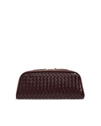 Bottega Veneta Brown Clutch Bag 'Nodo Large'