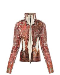 Maison Margiela Red Jacket With Vintage Effect