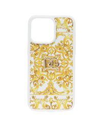 Dolce & Gabbana Metallic Case For Iphone 15 Pro Max,