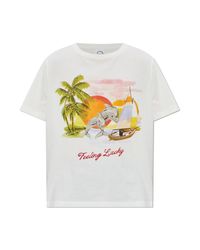 The Upside White T-Shirt "Feeling"