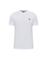 Paul Smith White T-Shirt With Logo for men