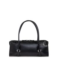 IRO Black Leather Bag 'Alto'